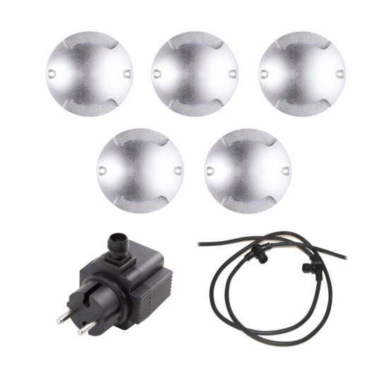 Zenit Duo paket 5 x 1W altan- trappbelysning från LightsOn